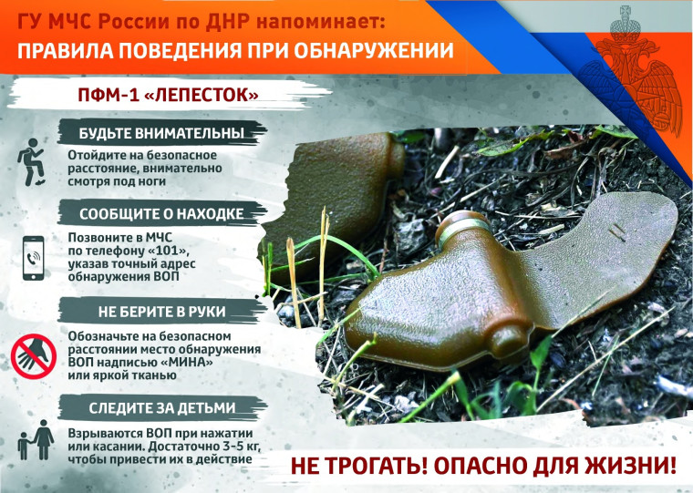 МИННАЯ ОПАСНОСТЬ! Как вести себя при различных видах ЧС.